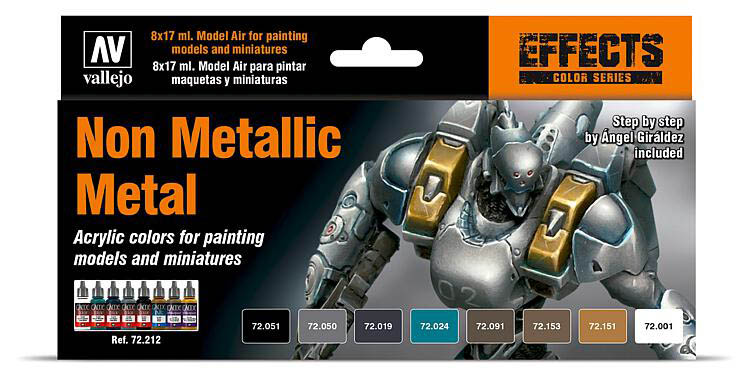 055-772212 - Farb-Set, Non-Metallic-Colors, 8 x 17 ml